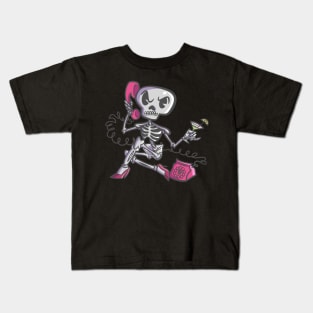 Lady skeleton 2 Kids T-Shirt